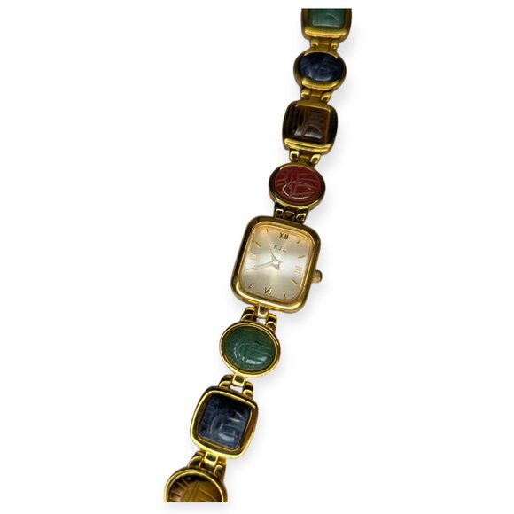 Vintage Kenneth Jay Lane KJL Women's Precious Stones Limited Edition Watch - Picture 9 of 14